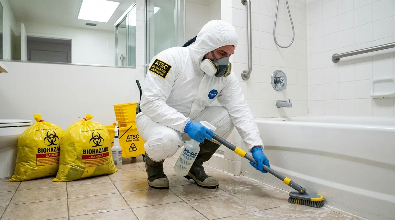 Decontamination equipment deployed for Blood Cleanup in North Andrews Gardens